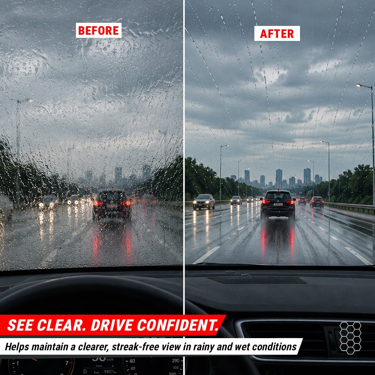 NEW GLASS SHIELD PRO | RAIN REPELLENT - Wavex-SHIELD300