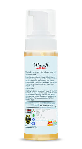 FOAMING CAR INTERIOR CLEANER