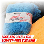 PERFECT FINISH EDGELESS MICROFIBER BUFFING CLOTH 440 GSM (40X60CM) - Wavex - EPF440X2-Multi