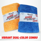 PERFECT FINISH EDGELESS MICROFIBER BUFFING CLOTH 440 GSM (40X60CM) - Wavex - EPF440X2-Multi