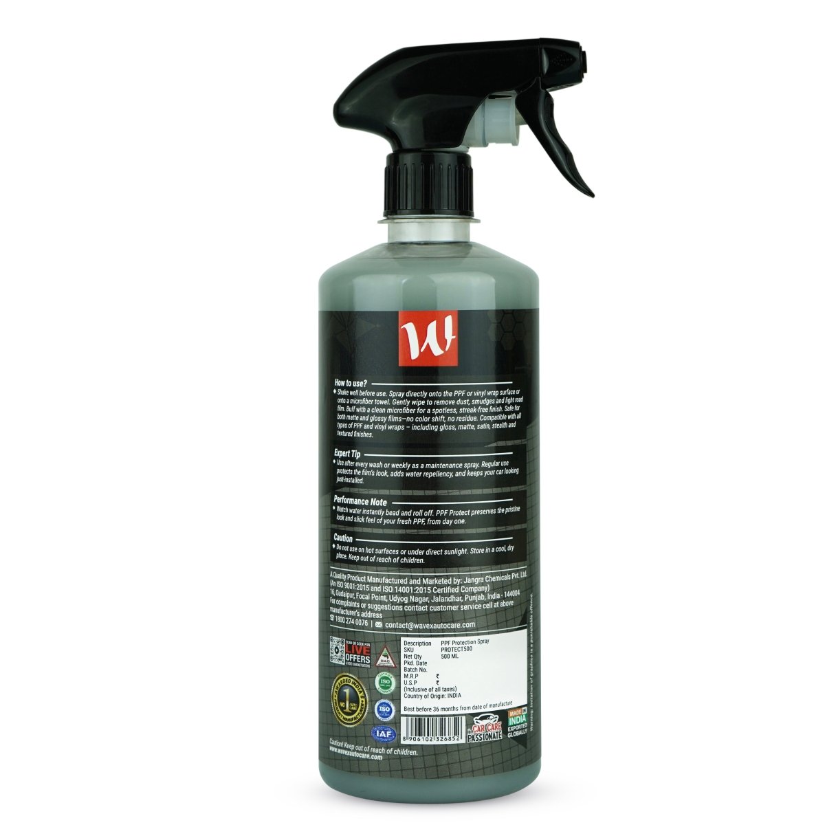 PPF PROTECT – ESSENTIAL AFTERCARE SPRAY FOR PAINT PROTECTION FILM 500ML Secondary image