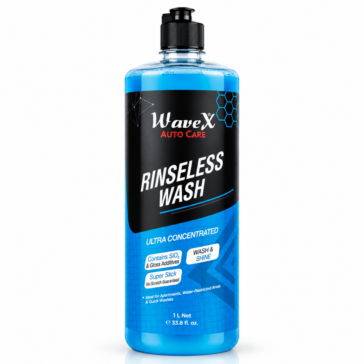 RINSELESS WASH 1 LITRE - Wavex-RW1K