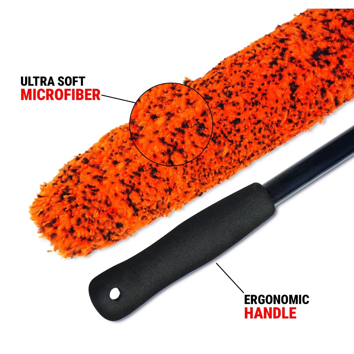 SMALL WHEEL CLEANING BRUSH FOR CAR & BIKE DETAILING Secondary image