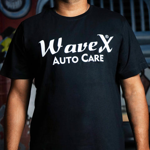 DETAILING BLACK ROUND NECK T-SHIRT