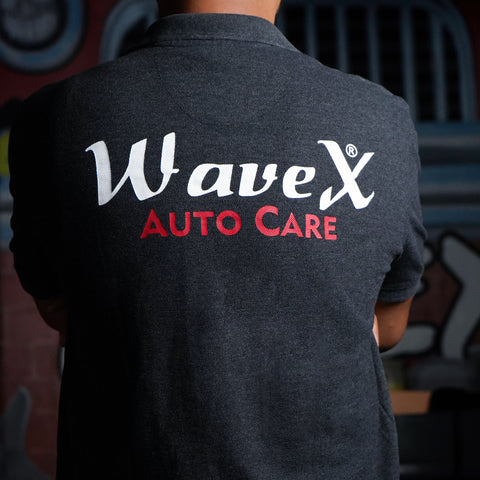 DETAILING CHARCOAL MELANCE POLO T-SHIRT