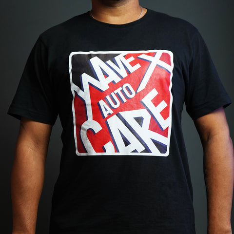 DETAILING BLACK ROUND NECK T-SHIRT