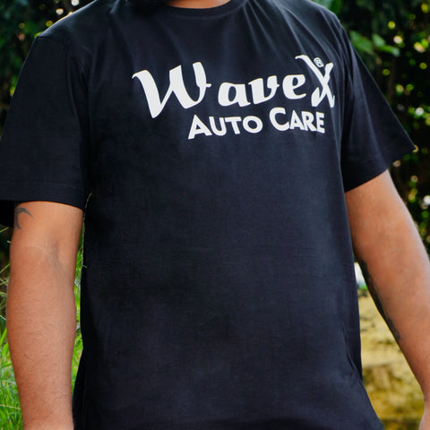 DETAILING BLACK ROUND NECK T-SHIRT