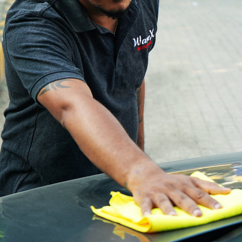 DETAILING CHARCOAL MELANCE POLO T-SHIRT