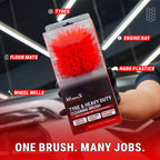 TYRE & HEAVY DUTY CLEANING BRUSH FOR CAR & BIKE DETAILING - Wavex-TY-BRUSH