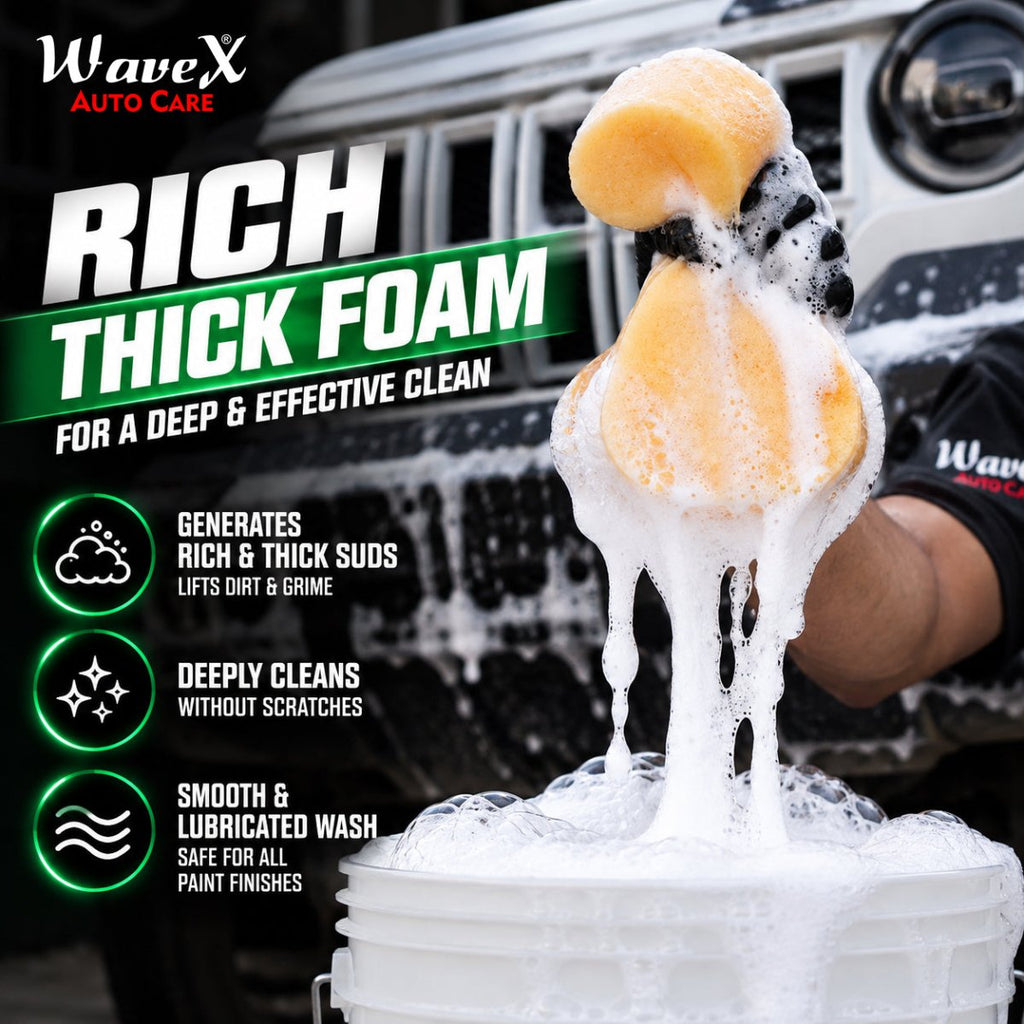 WASH AND WAX CAR SHAMPOO - Wavex-WAW5K