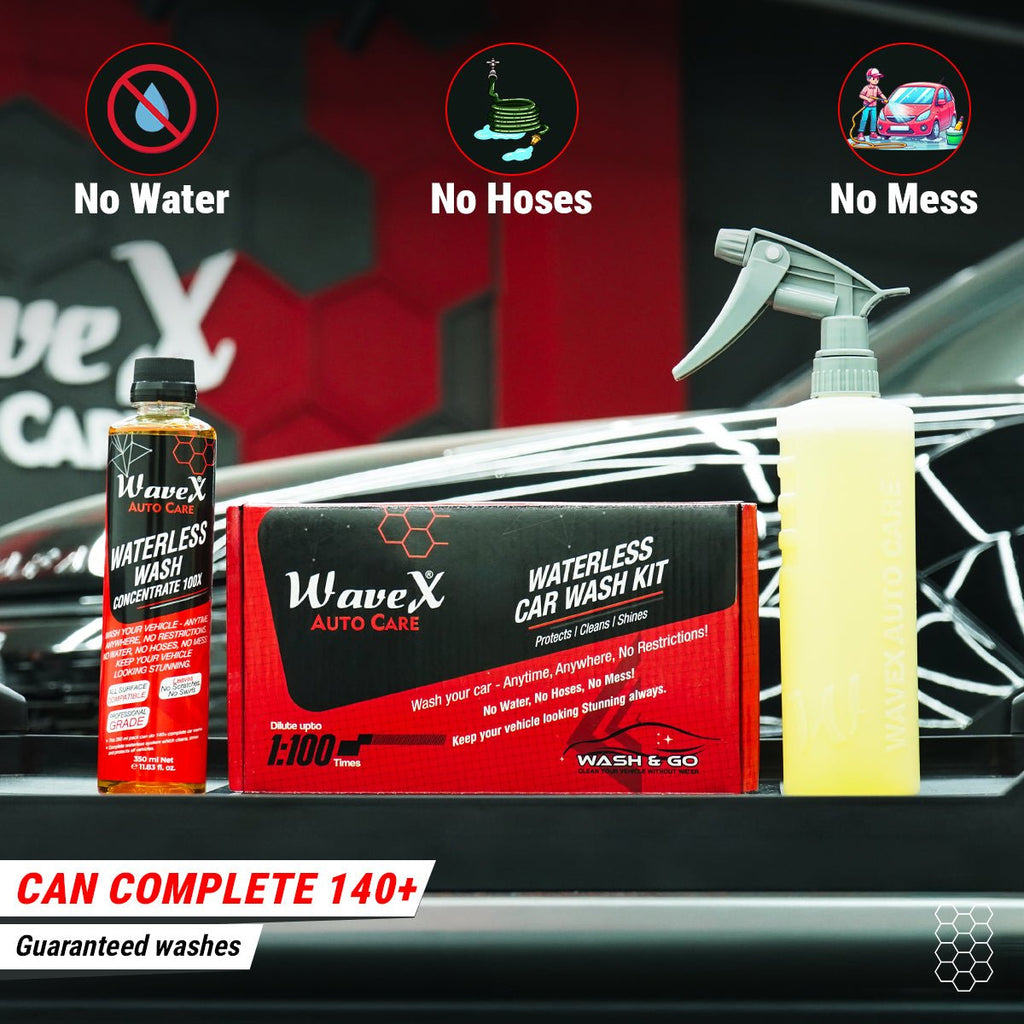 WATERLESS CAR WASH KIT 100X CONCENTRATE - Wavex - WCW350