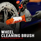 WHEEL CLEANING BRUSH FOR CAR & BIKE DETAILING - Wavex-WCB-L