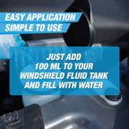 WINDSHIELD WASHER FLUID CONCENTRATE 100ML - Wavex - WWF100