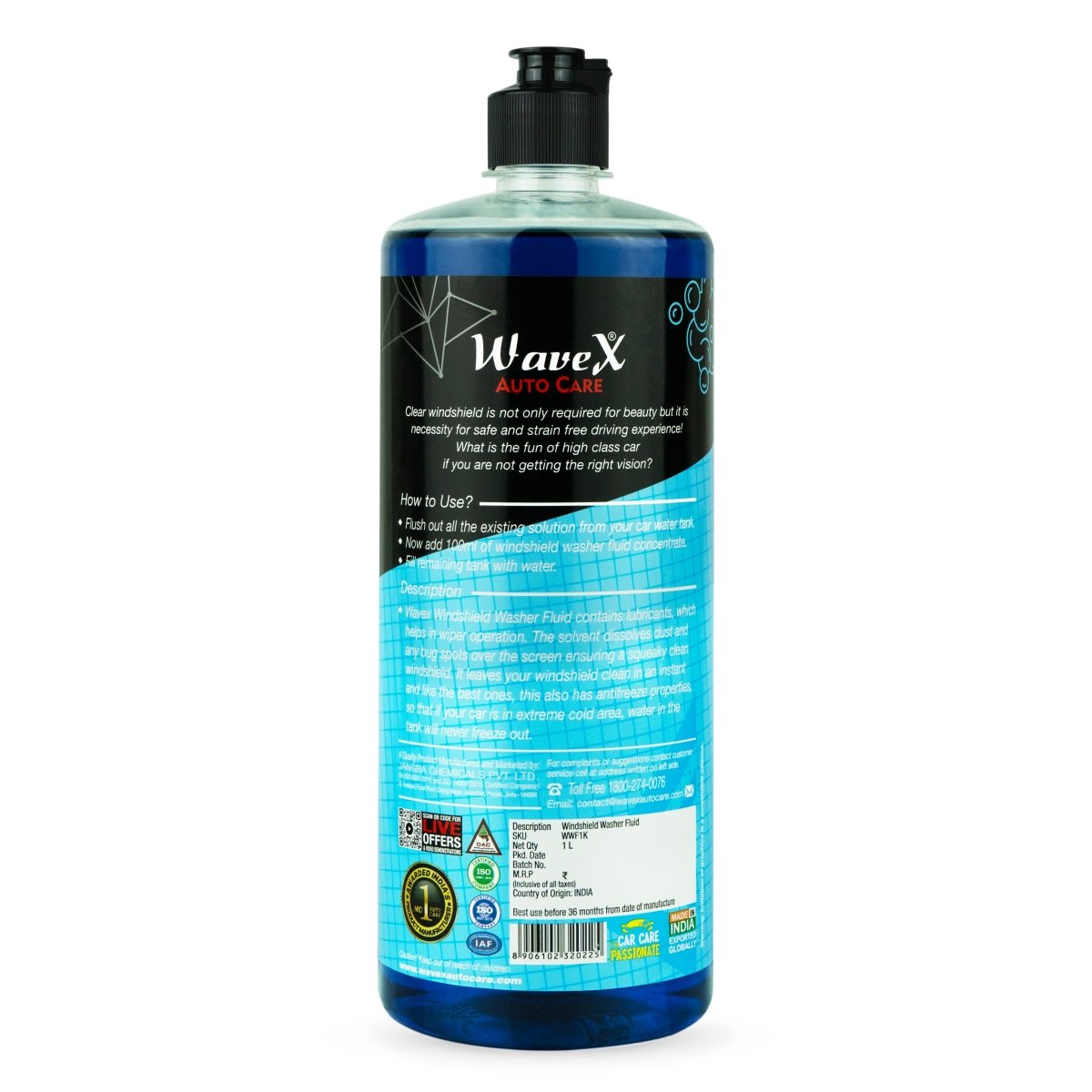 WINDSHIELD WASHER FLUID CONCENTRATE - Wavex - WWF1K