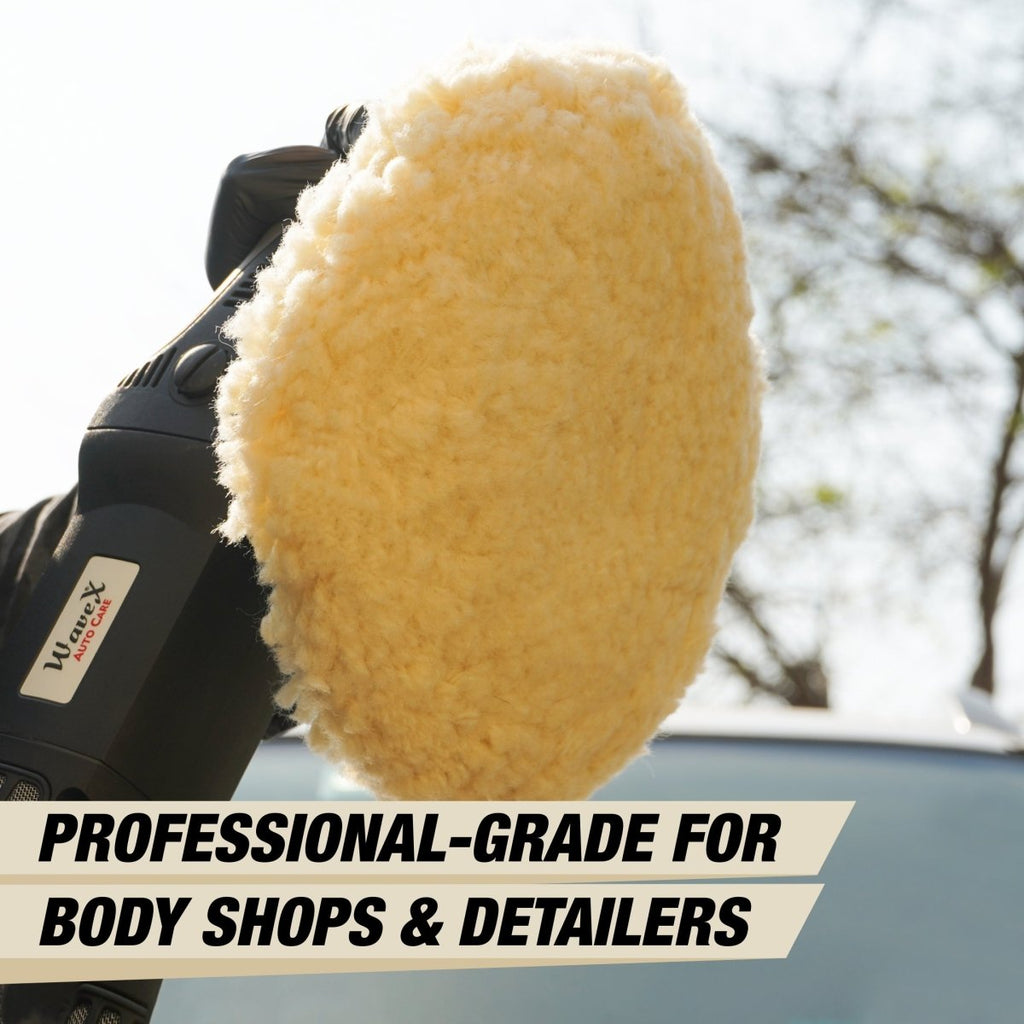 WOOL POLISHING PAD 7 INCH | 100% PURE WOOL - Wavex - WOOL7