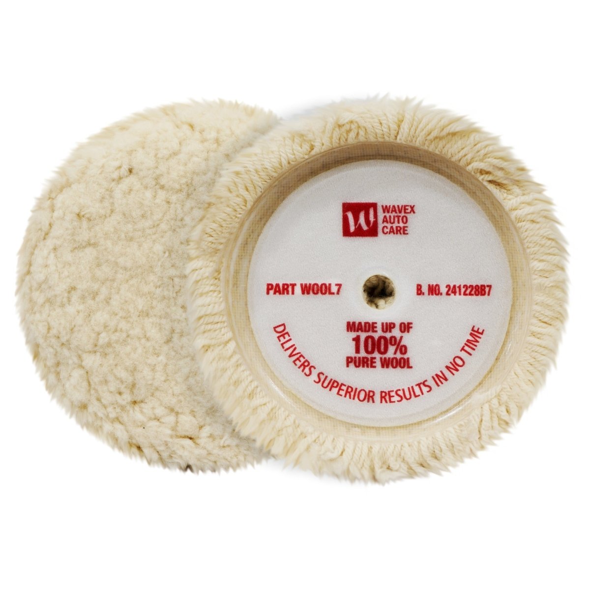 WOOL POLISHING PAD 7 INCH | 100% PURE WOOL - Wavex - WOOL7 Main image