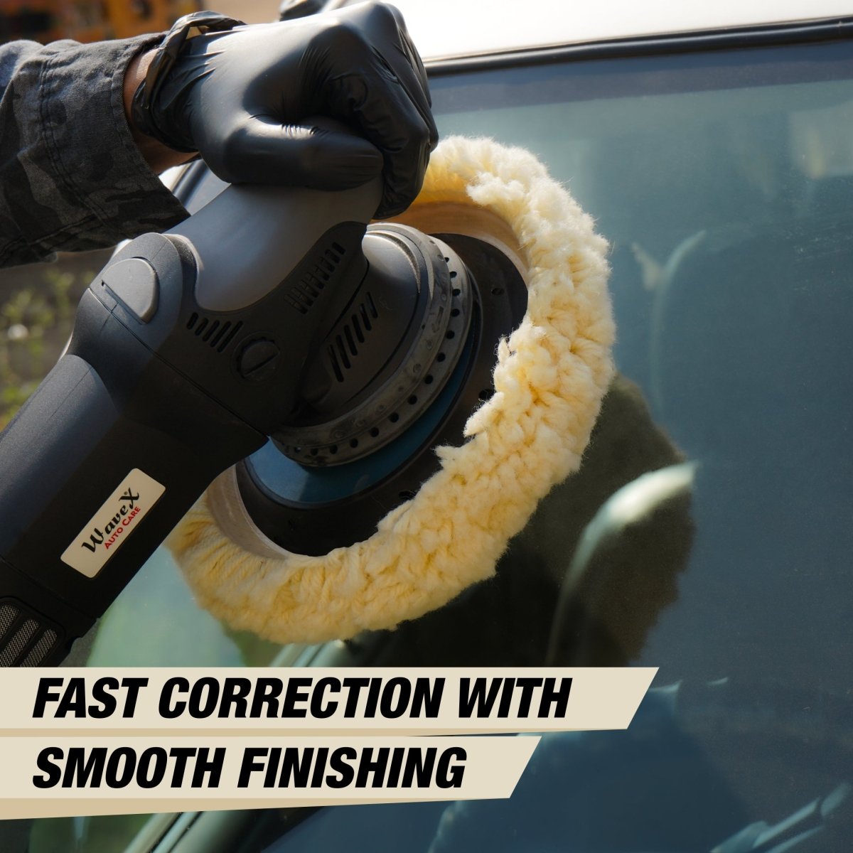 WOOL POLISHING PAD 7 INCH | 100% PURE WOOL - Wavex - WOOL7