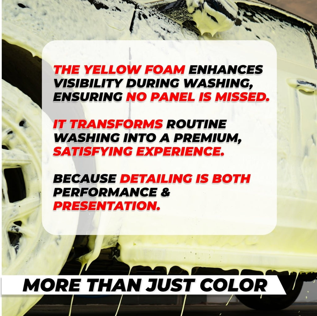 YELLOW COLOUR FOAM WASH - Wavex - YLWF5K