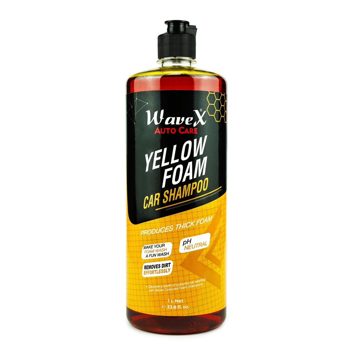 YELLOW COLOUR FOAM WASH - Wavex - YLWF1K