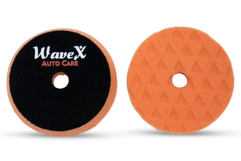 WaveX Diamond Cut Final Finish Polishing Pad 6.5"- Fits to 6" Backing Plate | Designed for Both DA and Rotary Polisher Machines - 1Pc.