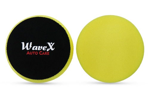 WaveX Hard Cut Polishing Pad 6.5"- Fits to 6" Backing Plate | Designed for Both DA and Rotary Polisher Machines - 1Pc.