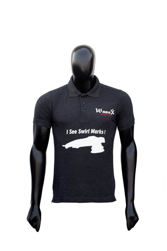 WaveX Men's Classic Fit Short Sleeve Casual 100% Cotton Polo Detailing T Shirt.