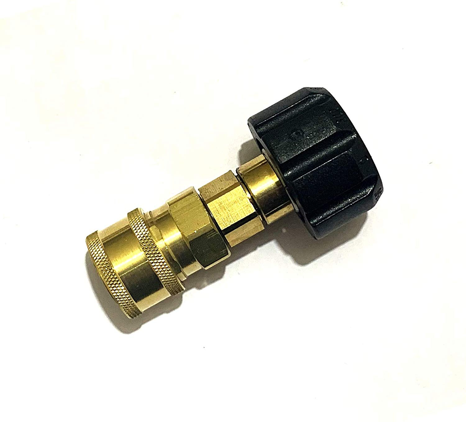 FAGINEY Coil Hose Adapter, Adapter Set Coil Hose Extension Brass Adapters  For Green Gas Bottle Canister 1500psi, Hose Extension 