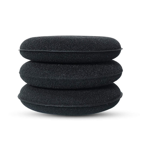 Wavex Ultrafine Foam Sponge Applicator for Tyre Dressing (Pack of 3 Black).