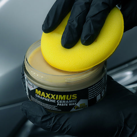 Wavex Ceramic Graphene Paste Wax Infused with SIO2 | Premium Graphene Rich Wax for Superior Hydrophobicity, Gloss and Paint Protection.