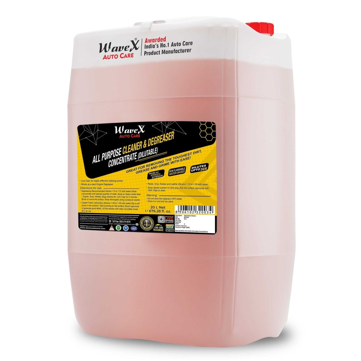 ALL PURPOSE CLEANER AND DEGREASER CONCENTRATE 20 LITRE - Wavex - APC20K