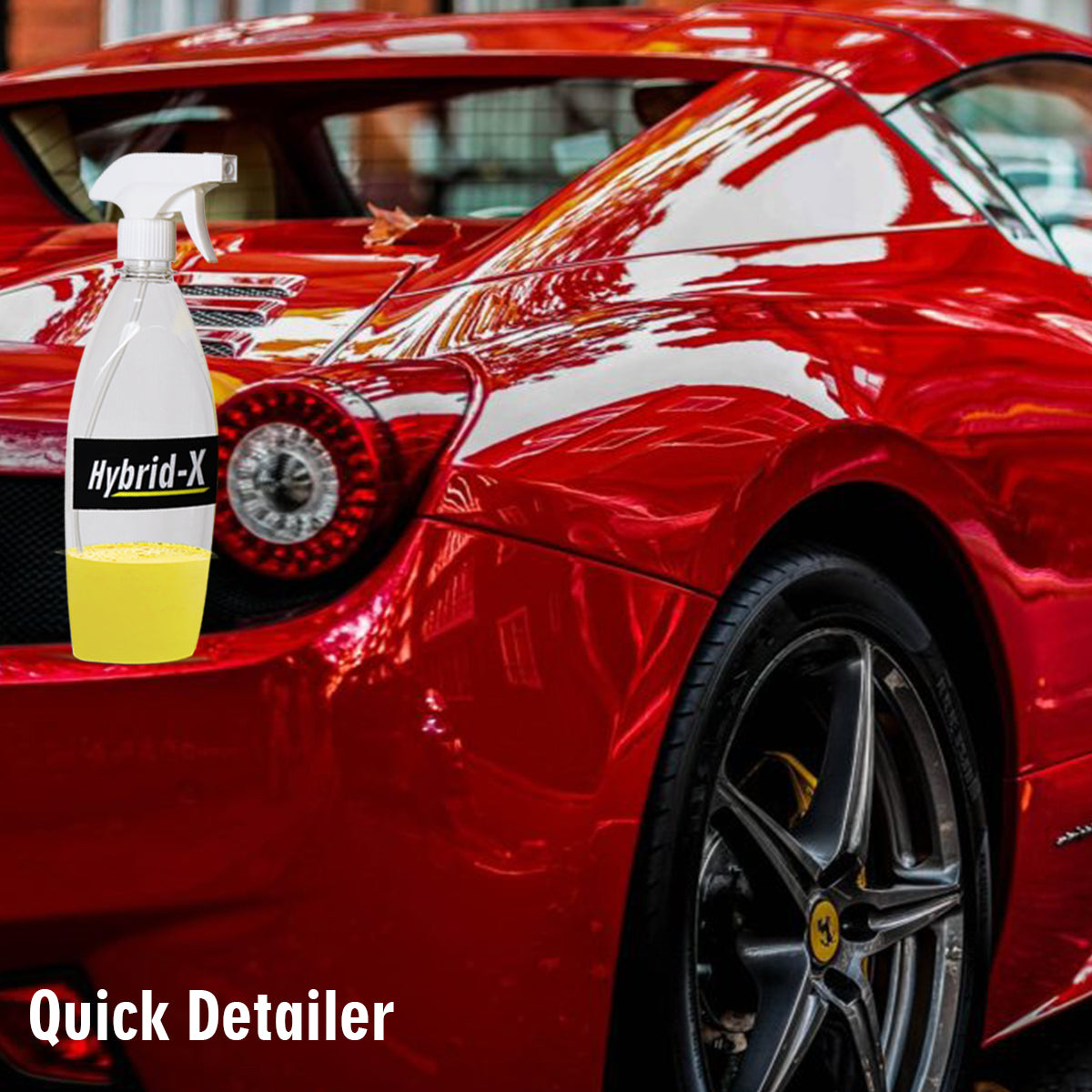 Wavex Hybrid-X Spray Wax, Waterless Wash, Rinse Aid and Quick Detailer Dilutes 20 Times with Water.